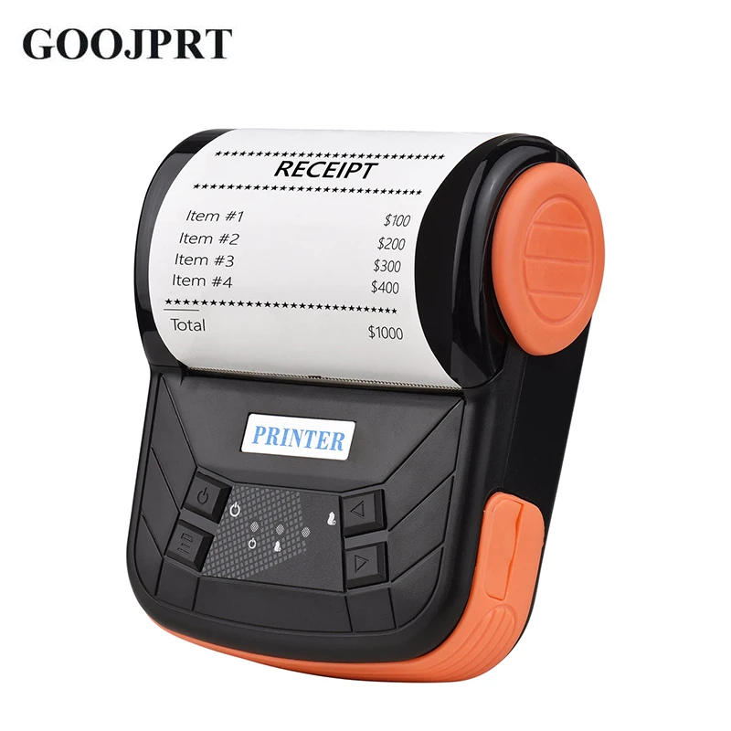 MTP-3 Portable Mini Handheld POS Thermal Printer 80mm Receipt Wireless Bluetooth Mobile Bill Printer For Android iOS Windows