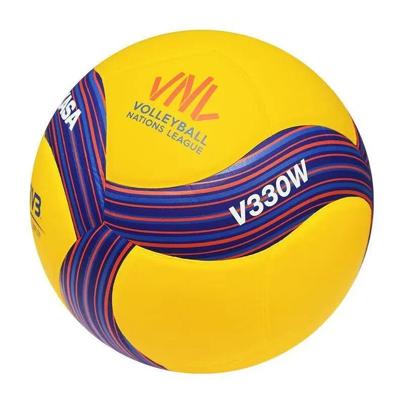 New High Quality No.5 V330W-VNL Volleyball Training Professional Game Indoor Outdoor Hot Glue Color Strip Volleyball Accessories