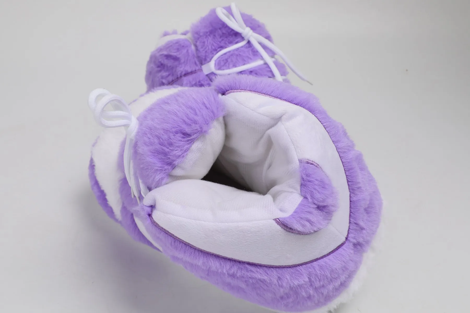 Warme Plüsch-Sneaker-Hausschuhe, trendige, rutschfeste, pelzige, weiche Hausschuhe, flauschige, bequeme Unisex-Hausschuhe, Einheitsgröße, passend für die meisten Innenräume – Detail 8