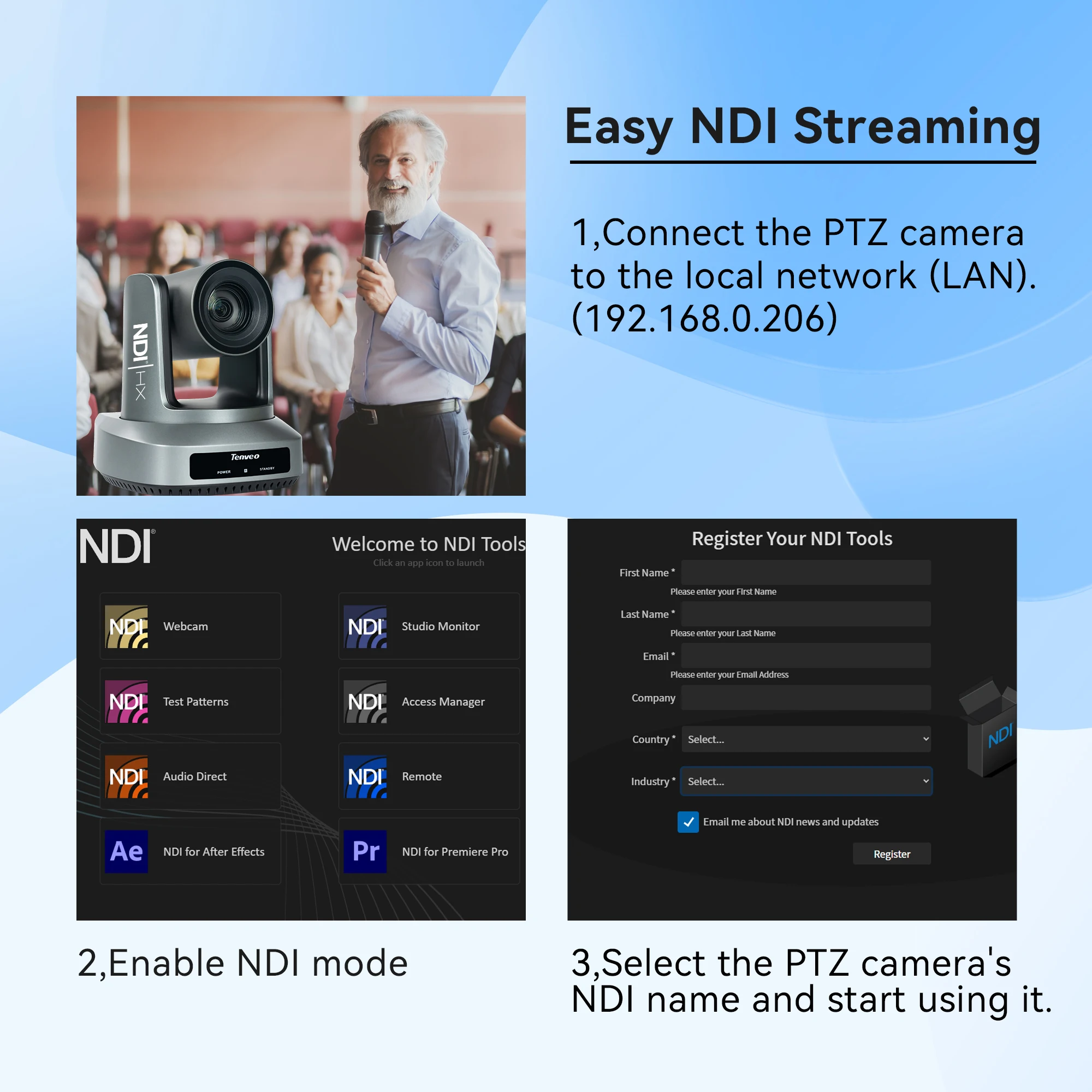 2025 Tenveo Venda Quente Câmera UV MAX PTZ USB/HDMI/SDI POE Câmera de Conferência de Rastreamento Automático 20X ZOOM PTZ Câmera de Videoconferência