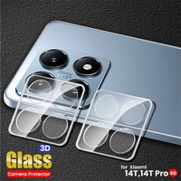 2Pcs Xiaomi14TPro Lens Case 3D Tempered Glass Curved Camera Protector Cover for Xiaomi Mi14T Mi 14T 14 T Pro 14TPro T14 5G 2024