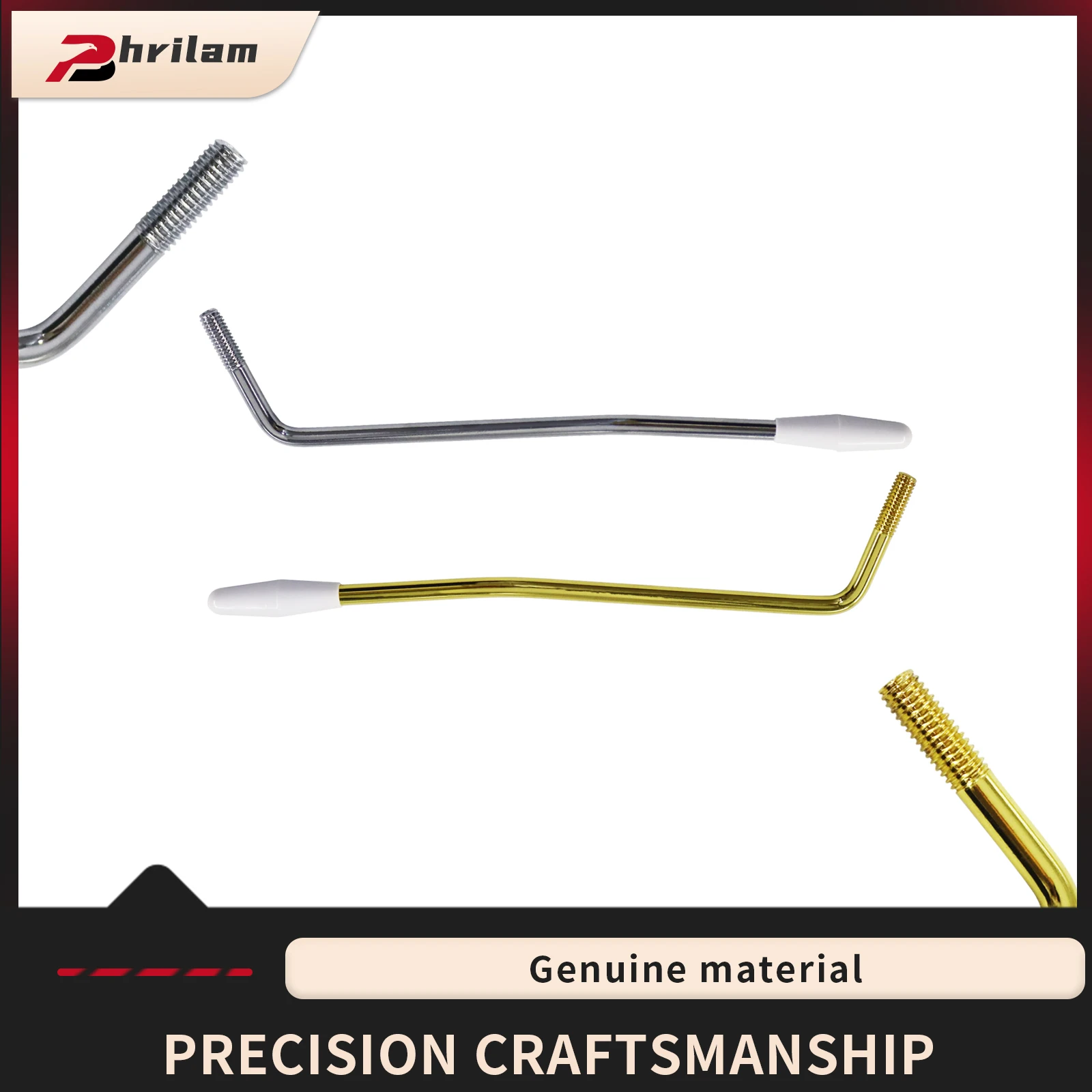 6MM Thread Tremolo Arm Electric Guitar Tremolo Arm Thread Metal Single Tremolo Arm Whammy Bar with Tip for St  Electric Guitar