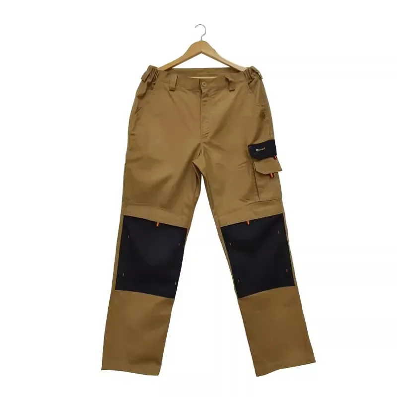 Men's Work Pants Multi Pockets Workshop Long Cargo Pants Work Trousers for Daily Wear Outdoor Workwear Pants