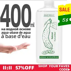 Water-based  Lubricant for Sex 400ml Sexual Grease and Anal  Sex-Lubricante