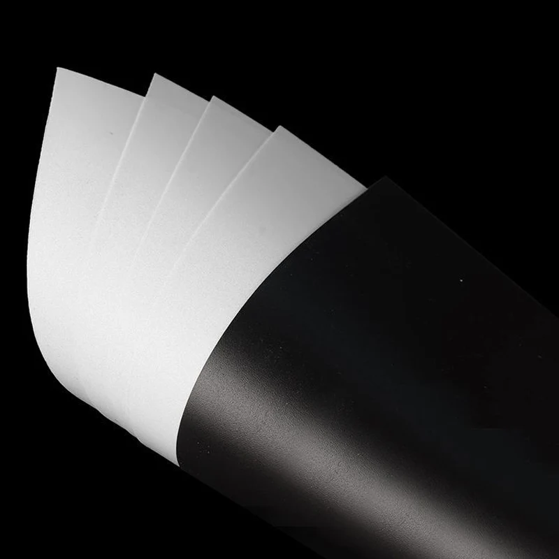 لوح من مادة البولي بروبيلين أبيض/أسود لوح بلاستيك PP متجمد 100x200 210x297 200x300 300x300 مللي متر سميك 0.3/0.4/0.5/0.6/0.8/1/1.5/2 مللي متر #2