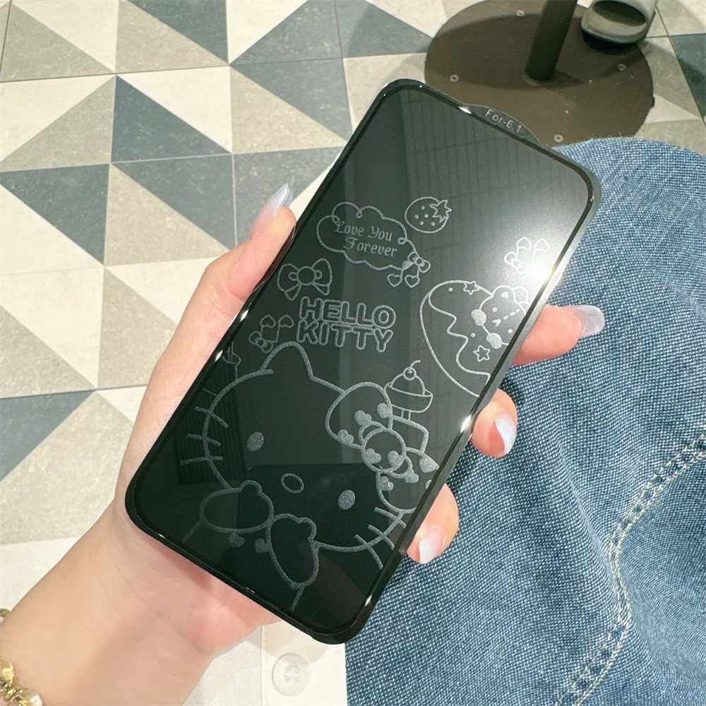 واقيات شاشة غير مرئية لـ iPhone ، زجاج مقسى لـ iPhone 15 و 14 و 13 و 12 Pro Max و XR و 11 و 14Plus و 15Plus و 9H و HD