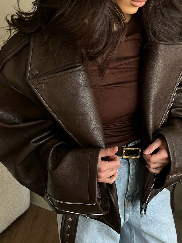 

Biker Jackets Womens Jacket Motorcycle Tie-Dye Rainbow Color-Splicing Multi-Colored Artistic Unique Personalized Summer Outdoors