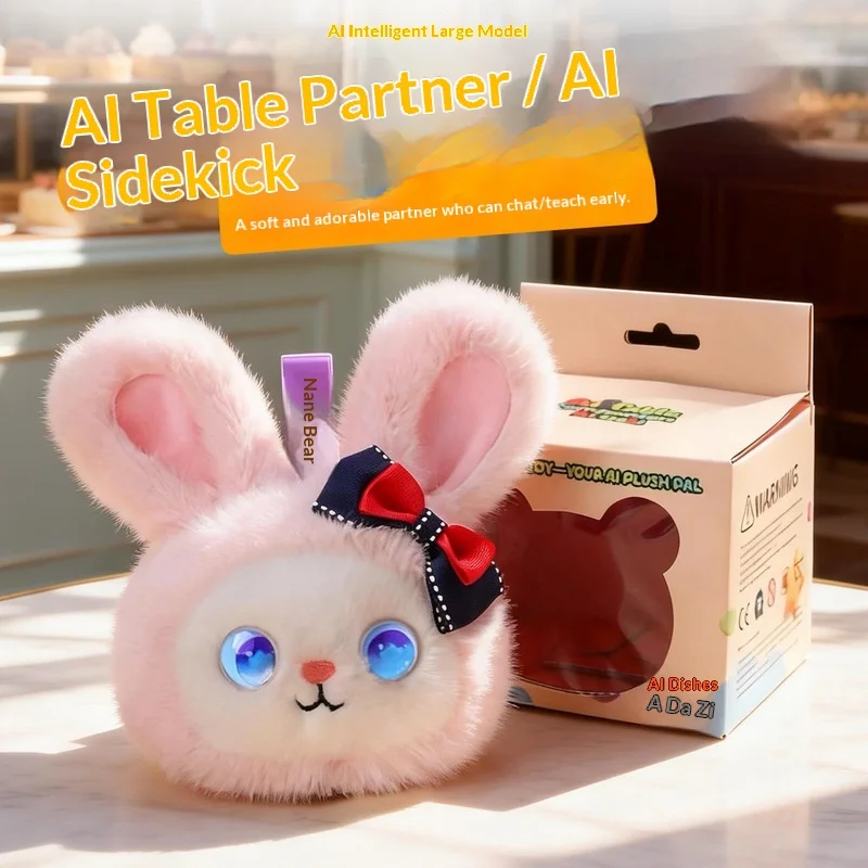 nene-bear-ai-plush-rabbit-smart-robot-toy-emotional-companion-moving-eyes-wi-fi-connected-conversation-enabled-for-kids-gift