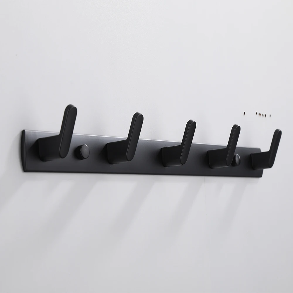 

Hook Up Towel Hanger Space Aluminum Wall Hook Coat Clothes Holder for Bathroom Kitchen Bedroom Hallway