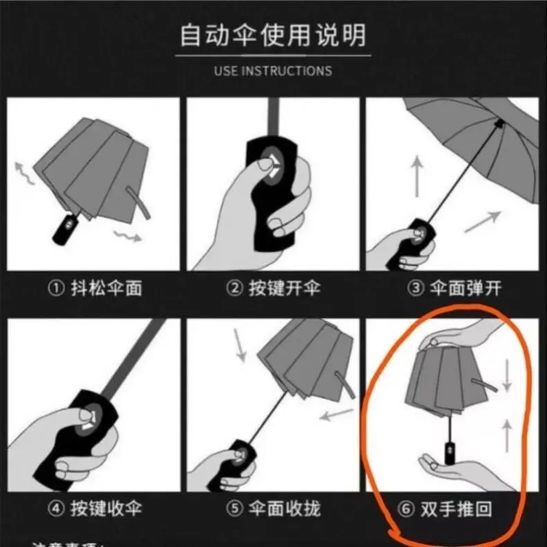 Xu You Yu Sheng 'Ziyu, Tian XuNing'Supporting Celebrity Surrounding Three fold Automatic Umbrella with Bright Pattern Umbrella ' - view 6