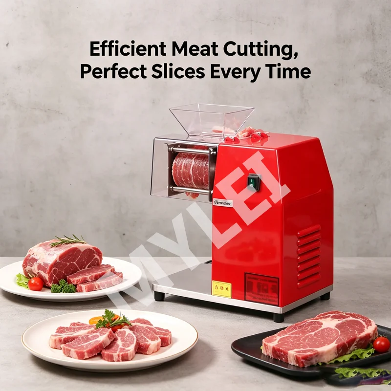 15MM Commercial Restaurant Mini Portable Automatic Soft Meat Cutting Slices Machine to Slicer Cube Dice for Sale