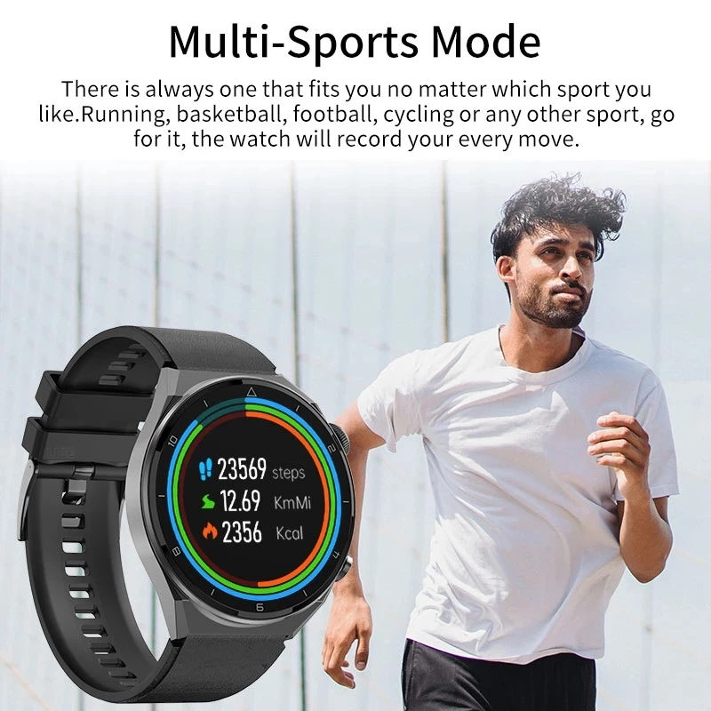NFC Access Control ฟังก์ชั่น Smartwatch ชาร์จไร้สาย AMOLED สมาร์ทวอท์ชใหม่ HD หน้าจอบลูทูธ Call แบตเตอรี่ขนาดใหญ่