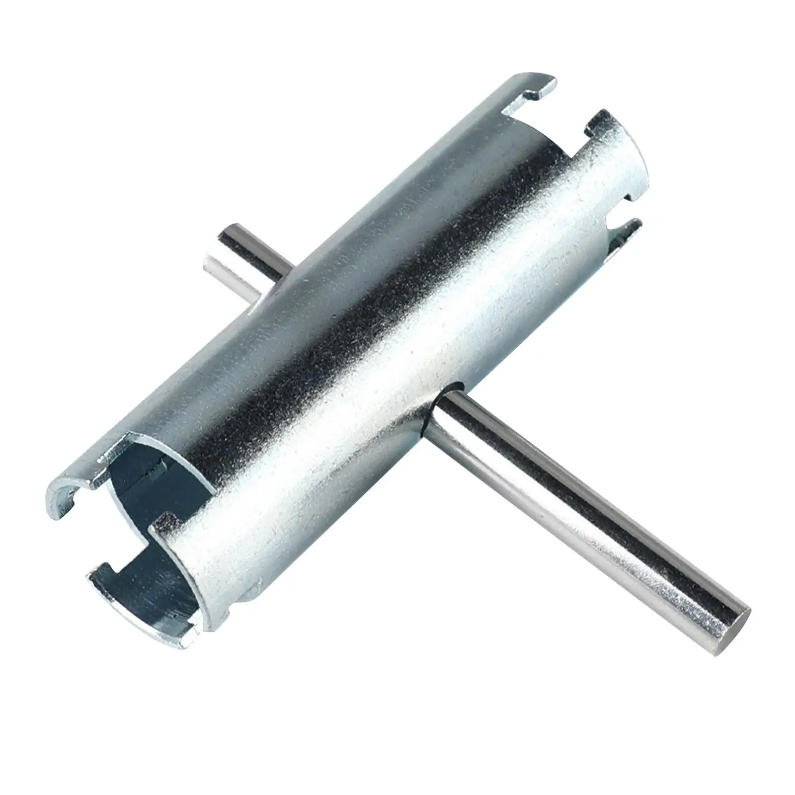 Chiave per colino per cestello per lavello Utensile manuale abbastanza lungo Utensile da cucina multiuso con manico scorrevole Chiave per bagno a doppia estremità