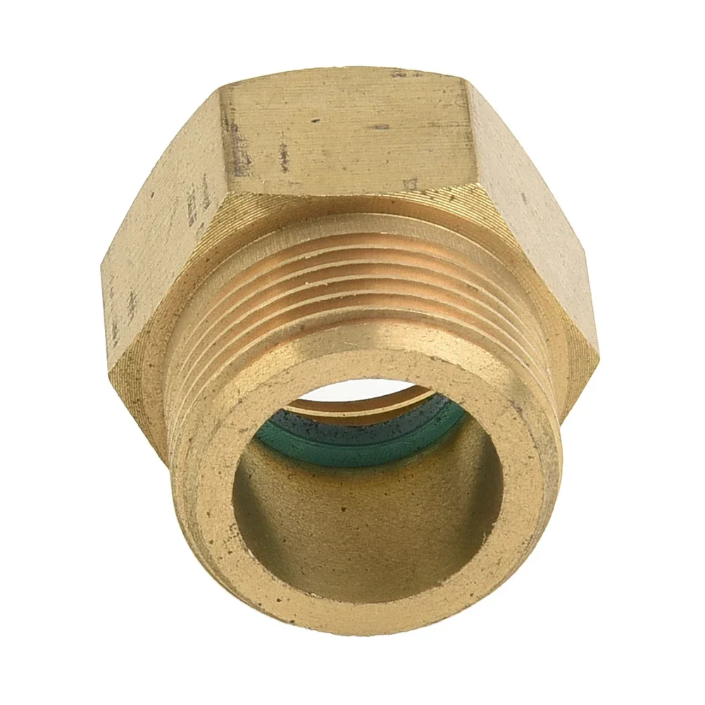 1pc G 1/2in Pressure Washer Adapter M22 Male X 1/2in Female Brass Adapter For Quick Screw Connections Garden Tools