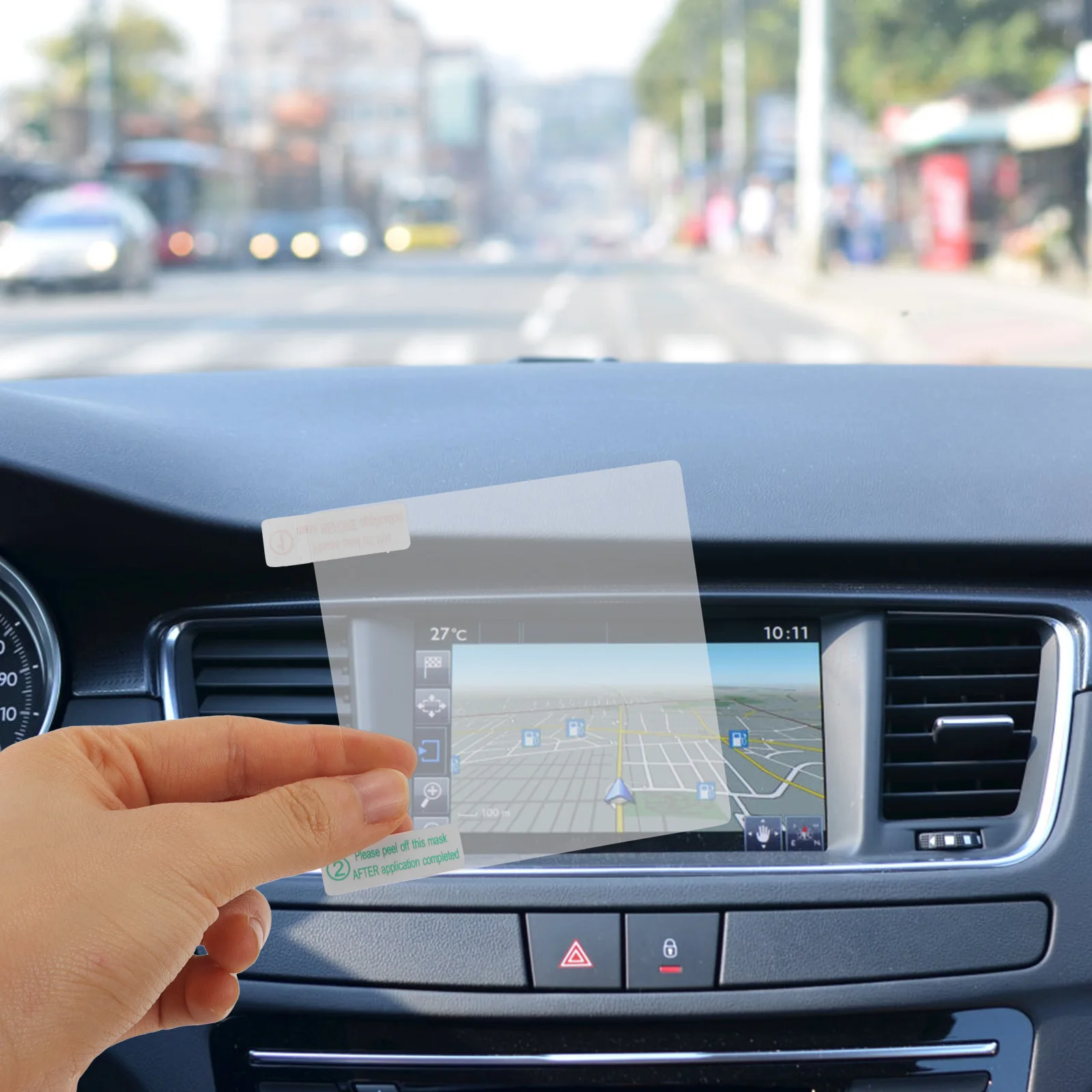 

10Pcs Car Etc Sticker Adhesive Windshield Mount for Electronic Toll Collection Device Secure Fastening Tool Vehicle Interior