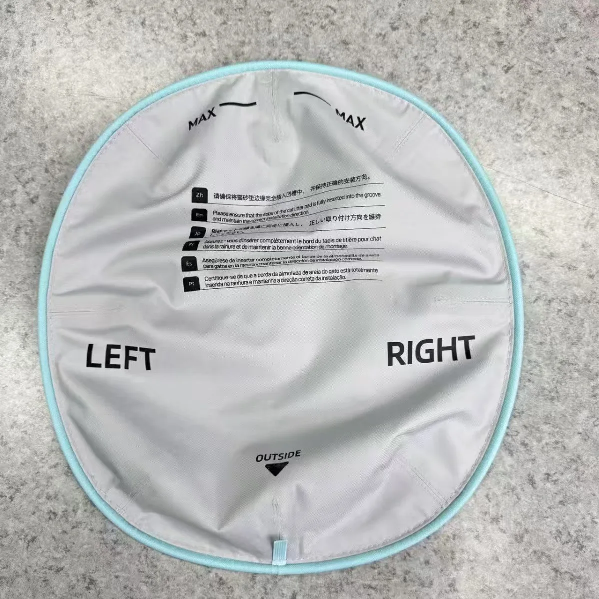 Replaced Waterproof Pad for 65L 9L Tonepie Automatic Litter Box Only Compatible with Orders Purchased After12 23 2025