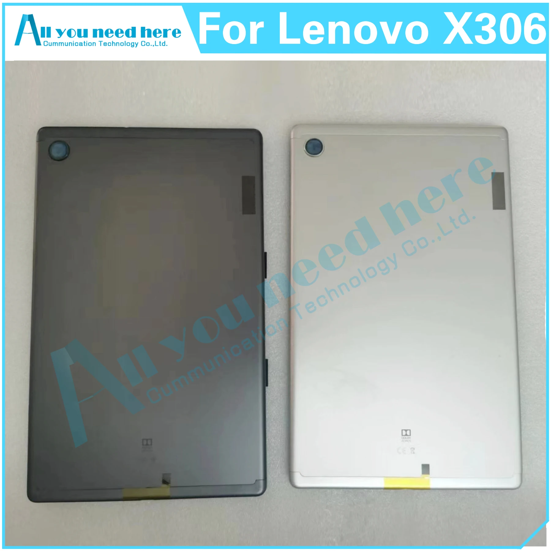 For Lenovo Tab M10HD TB-X306 Battery Back Cover Rear Case Cover For M10 HD X306 Rear Lid Parts Replacement