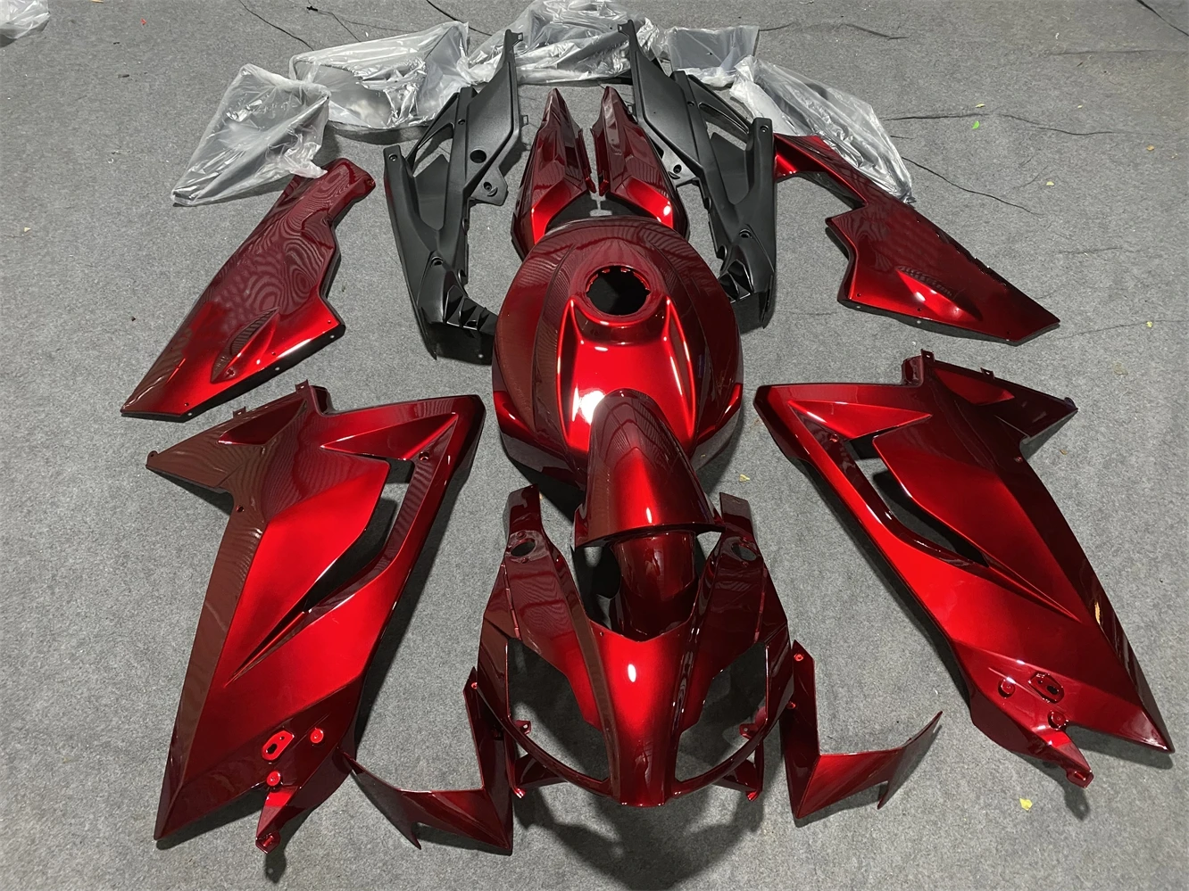 Nieuwe ABS Motorcycle Fairings Kit Fit Voor Aprilia RS125 2006 2007 2008 2009 2010 2011 Carrosserie Set Custom Metallic rood
