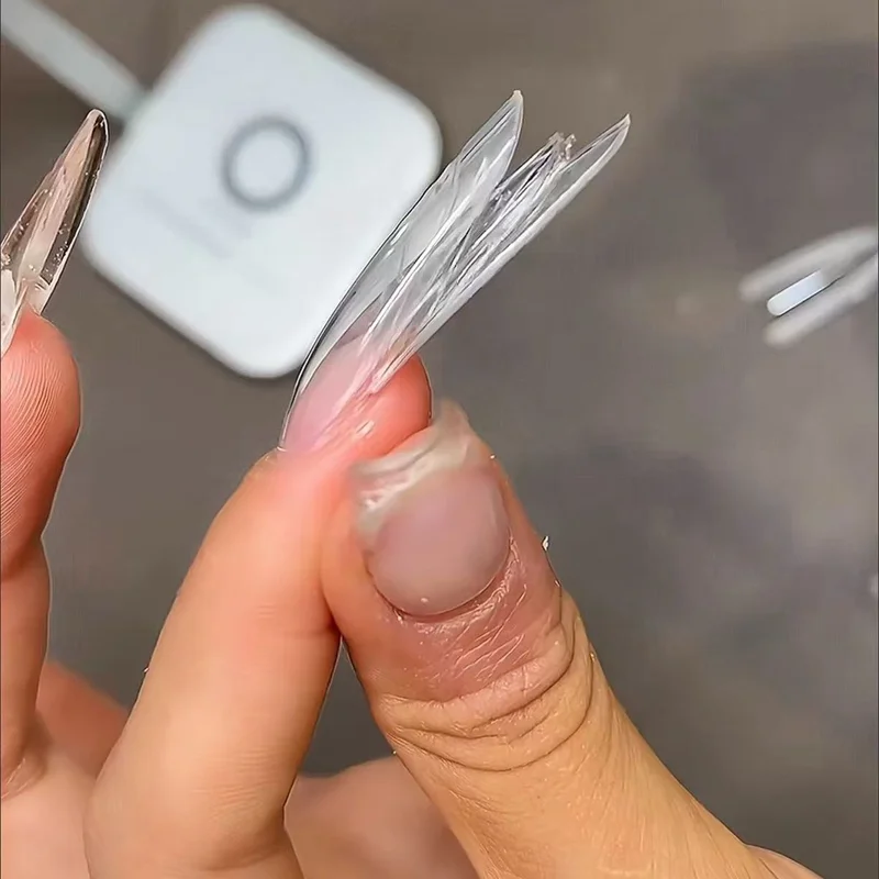 Formy do paznokci typu sandwich, podwójne, do przedłużania paznokci, 15 rozmiarów, 240 sztuk, forma górna i dolna, bez konieczności budowania, narzędzie do manicure, artykuły do salonu.