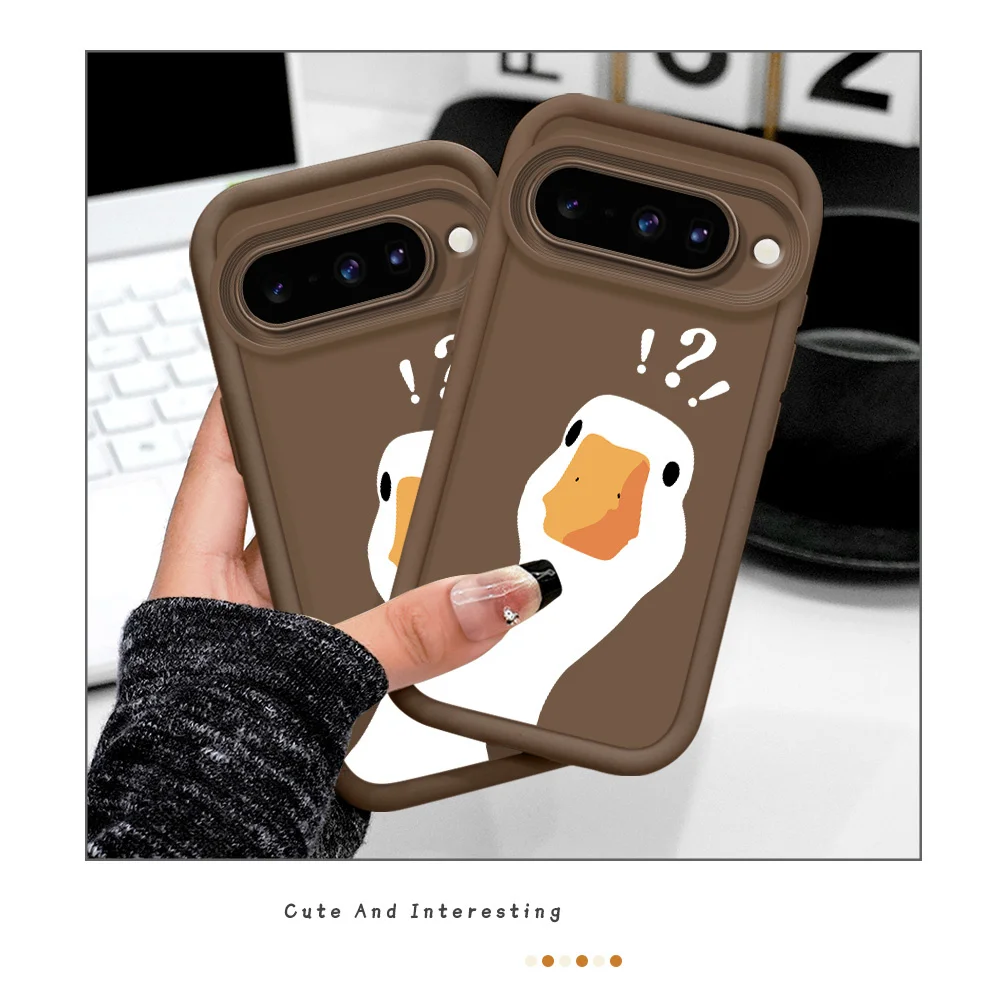 Crooked Duck Handyhülle für Google Pixel 10 9 9A 8 8A 7 7A Pro XL 4G 5G Staircase Soft Cover – Detail 3