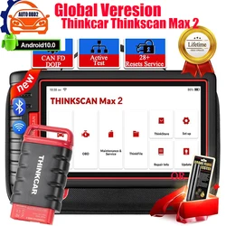 Thinkcar Thinktool Thinkscan Max Max2 OBD2 Scanner Professional Full System OBD2 Diagnostic Tool Car Scanner ECU Coding OBD