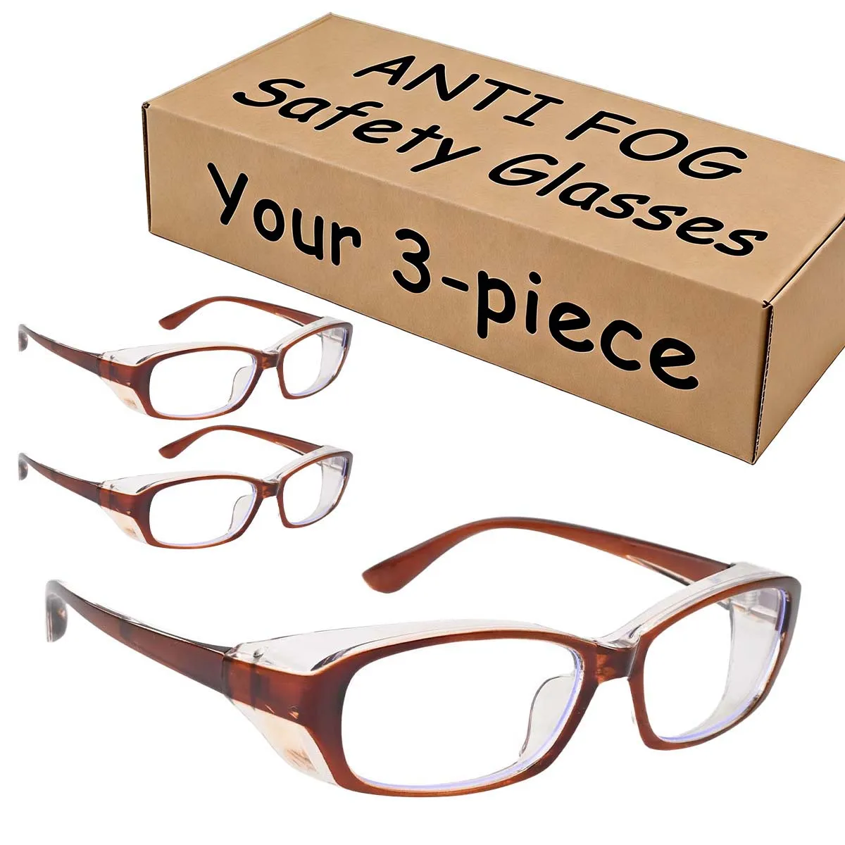 3PCS Brown Safety G…