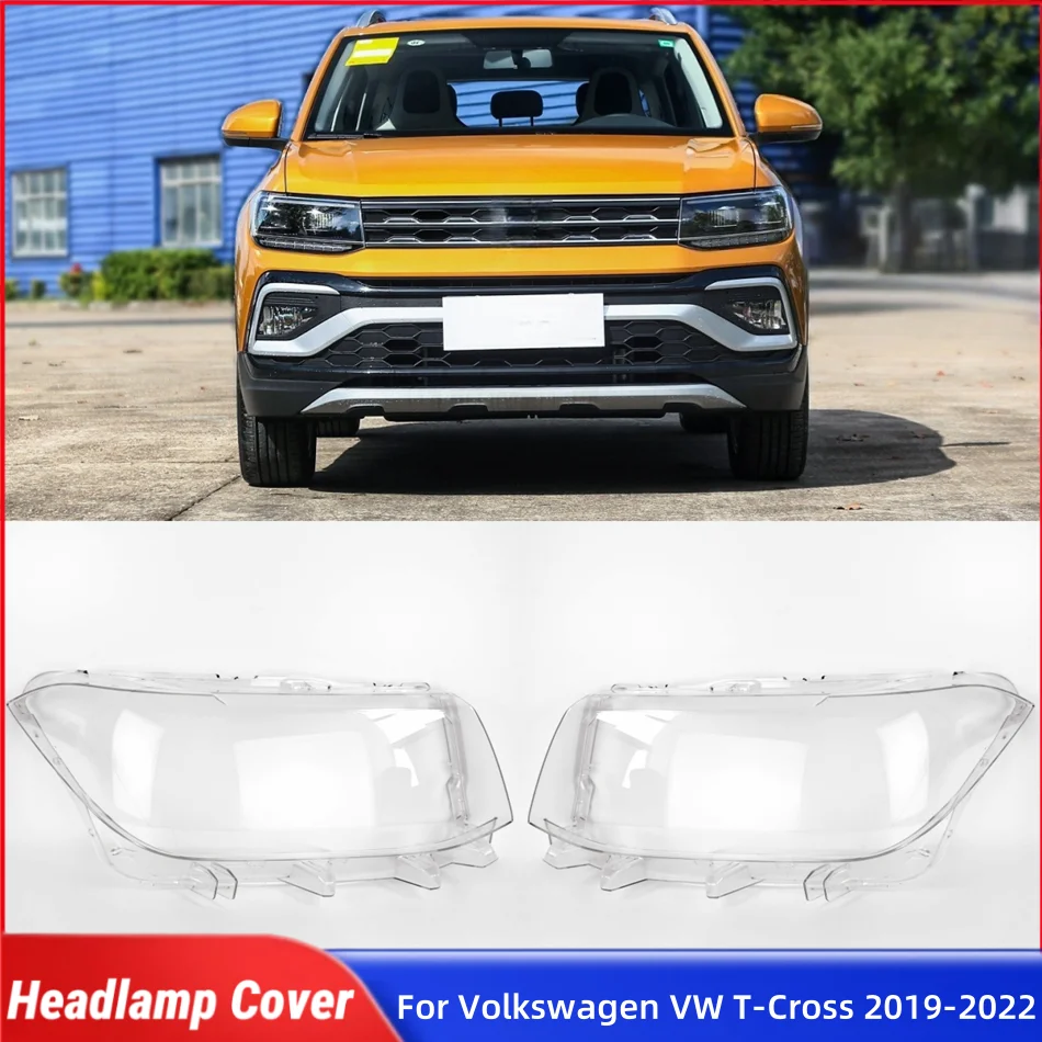 

Для Volkswagen VW T-Cross 2019 2020 2021 2022, автомобильные гаджеты, абажур, крышка фары, передняя фара автомобиля, крышка объектива, оболочка