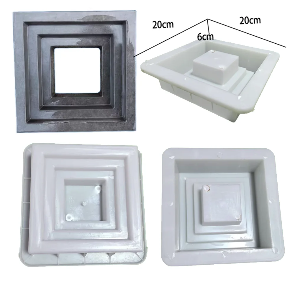 Punching Paving Mold Cement Hollow Brick Plastic Mold Cement Paving Mold Door Head Decoration Background Wall Partition