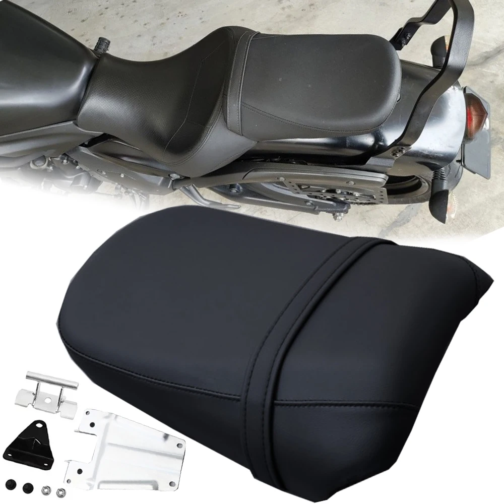 2024 Vulcan 650 S Seat Cushion Cover Cowl Motorcycle Rear Passenger Pillion Pad for Kawasaki VN 650S Cafe VN650S 2015-2022 2023