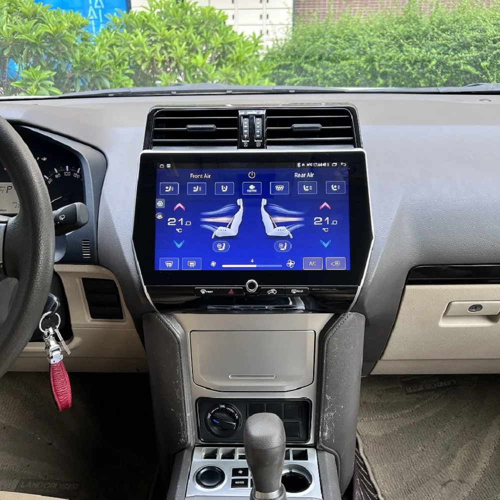 12.1 Inch 8 Core Qualcomm Android Car Multimedia Automotive Radio For Toyota Land Cruiser Prado 2010~2022 GPS Navi Head Unit