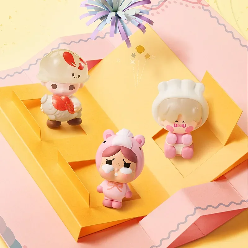 

POP MART POPBEAN Horse Year Limited Edition Mamafufu Mini Doll Series Mystery Box Genuine Blind Box Guess Toys Bag Ornament