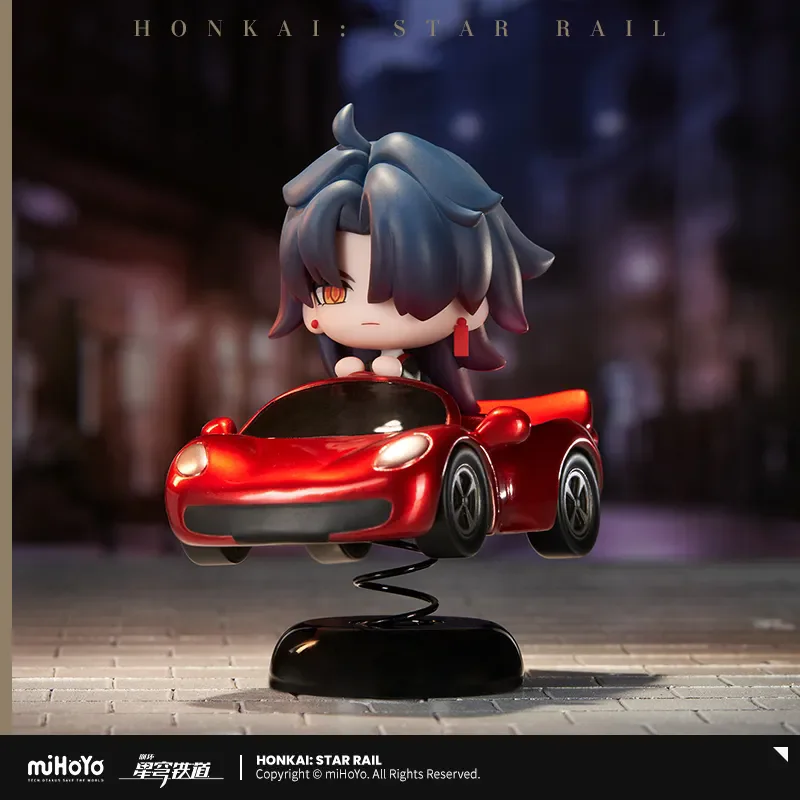 

[Genuine] miHoYo Game Honkai Star Rail Blade Q-version car Decoration Desktop Ornament Cartoon Doll Accessory Cosplay Xmas Gifts