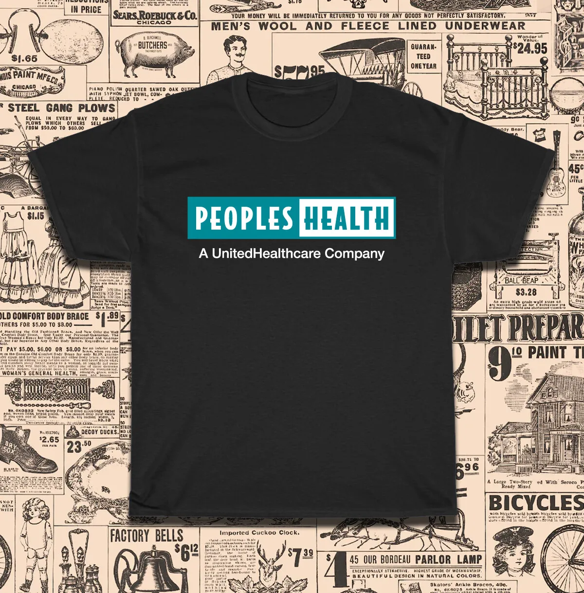 تي شيرت رجالي من Peoples Health Medicare Unitedhealthcare تي شيرت أمريكي