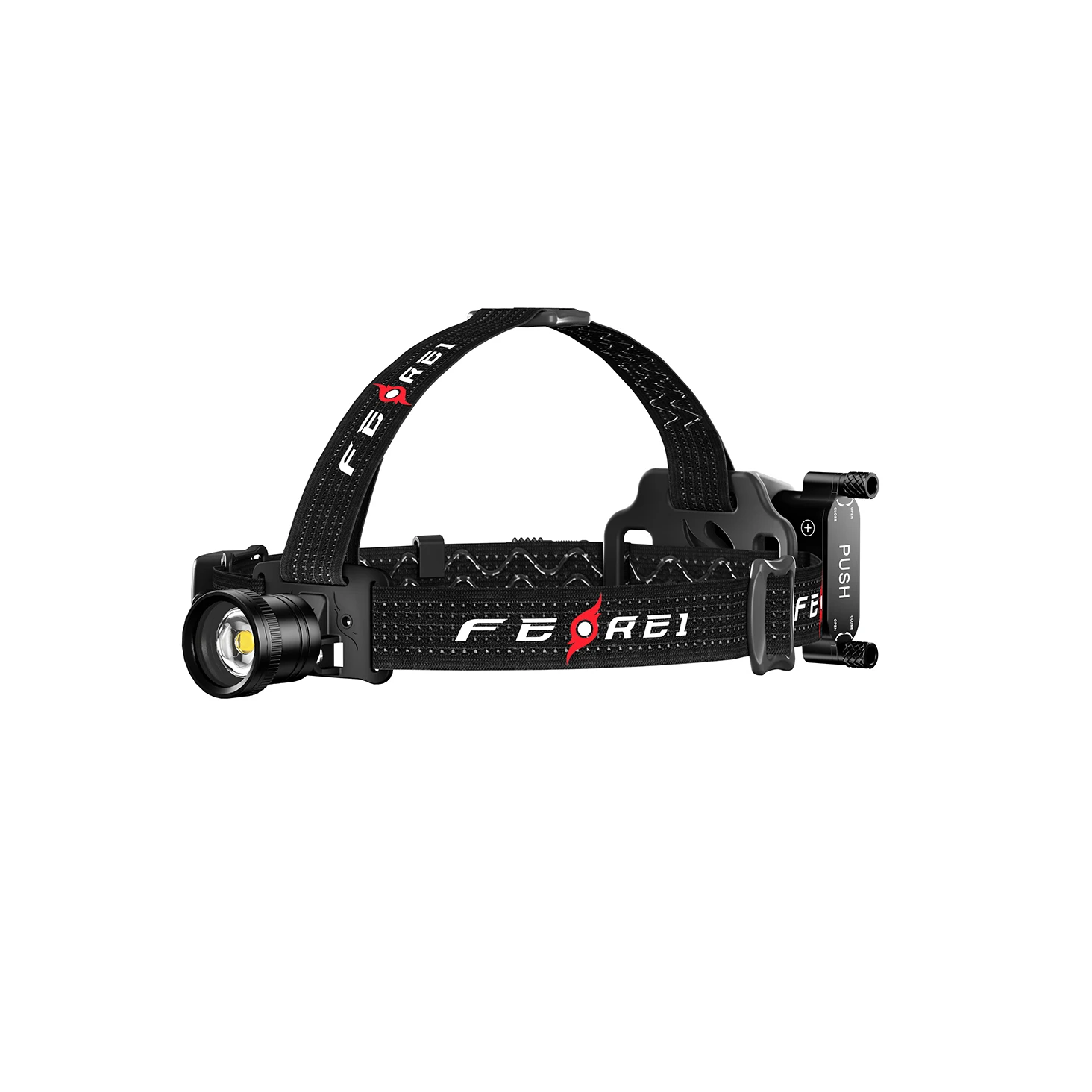 Hot selling;2025 HL40 Zoomable Rechargeable Headlamp Adjustable Brightness Head Torch Long Runtime IPX4 Waterproof for Cam