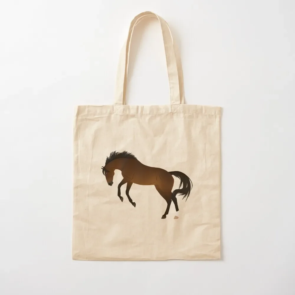 

Bucking Bay Thoroughbred - Equine Rampaige Tote Bag Big bag Canvas stote bag