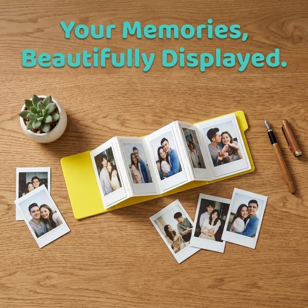 Foldable Creative Folding Album Foldable Album 2x3 Accordion Photo Album Open Folder Instant Photocard Holder Open Folder