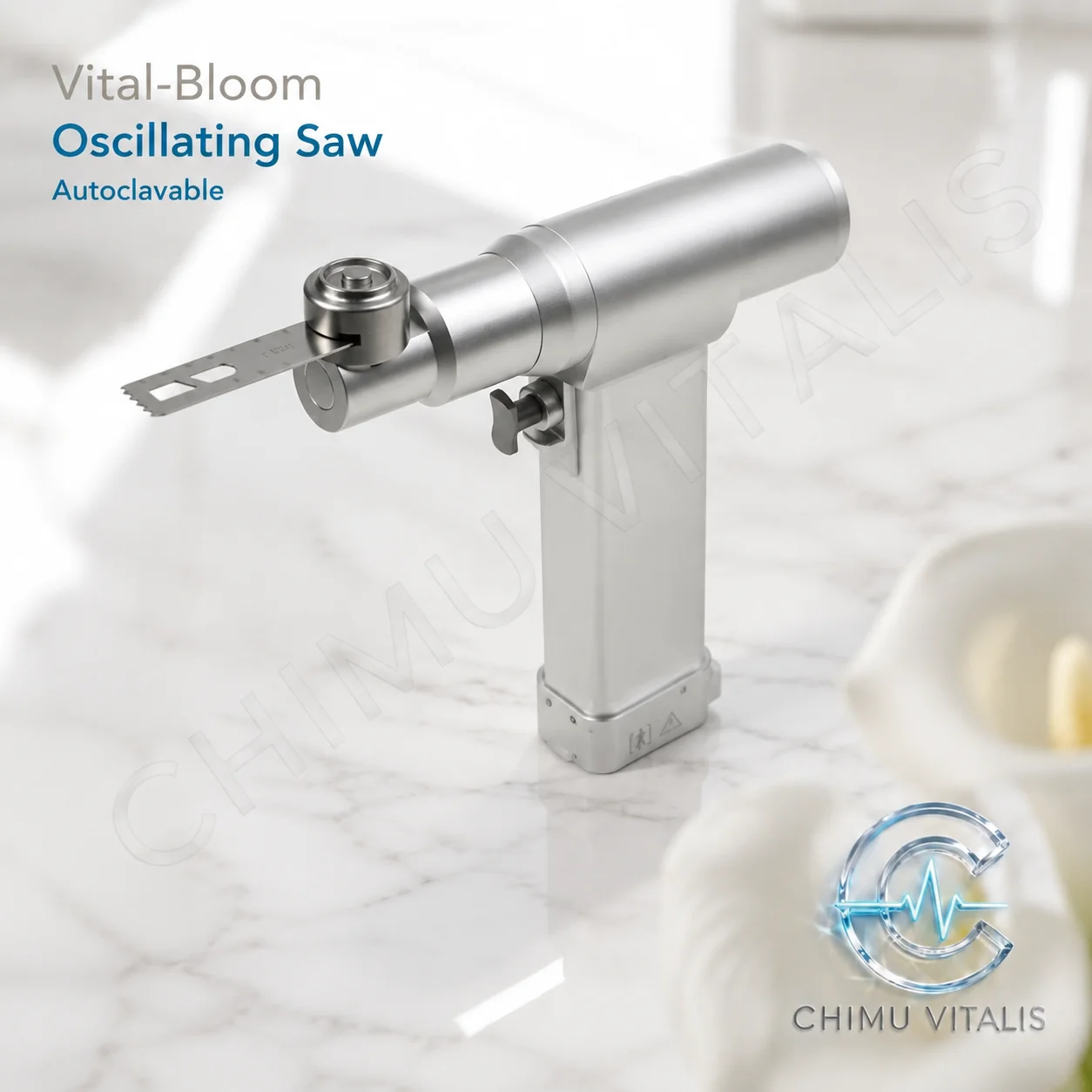 【CHIMU VITALIS】Portable Oscillating Saw Set with Battery, Charger and 3 Blades