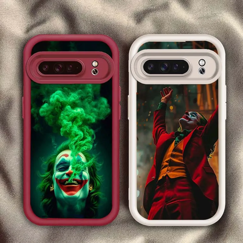 

The J-Joker Cool Popular Art For Google Pixel 9 8A 8 7 7A Pro XL 5G Eye Ladder Phone Case Soft TPU Shockproof Cover