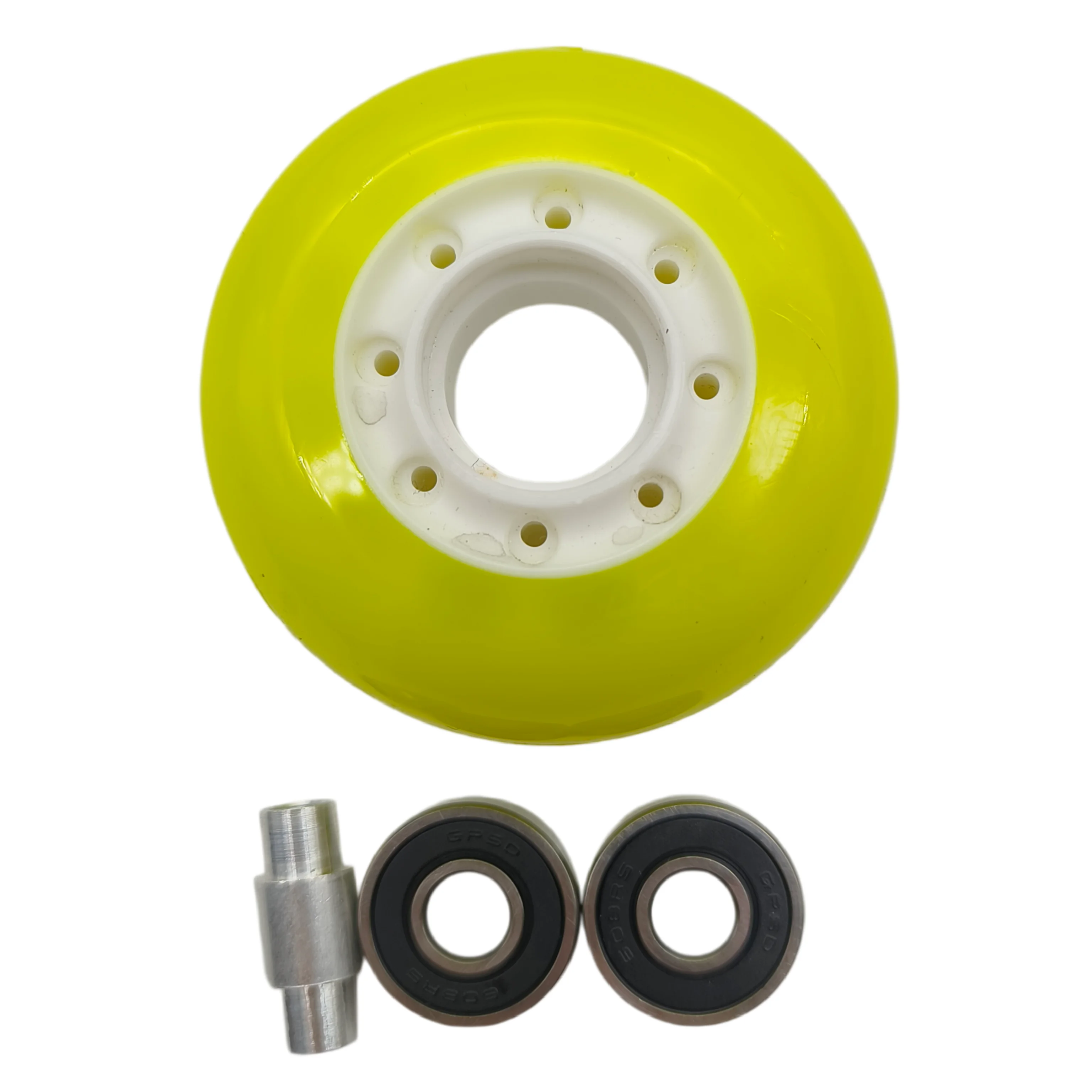 Inline skate wheel for children roller skate wheel 68mm 83a with bearings 8wheels/lot - view 4