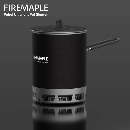 Olla ultraligera Fire-Maple G3 Petrel, funda de neopreno, olla intercambiadora de calor ligera de alta eficiencia para exteriores, para senderismo y viajes