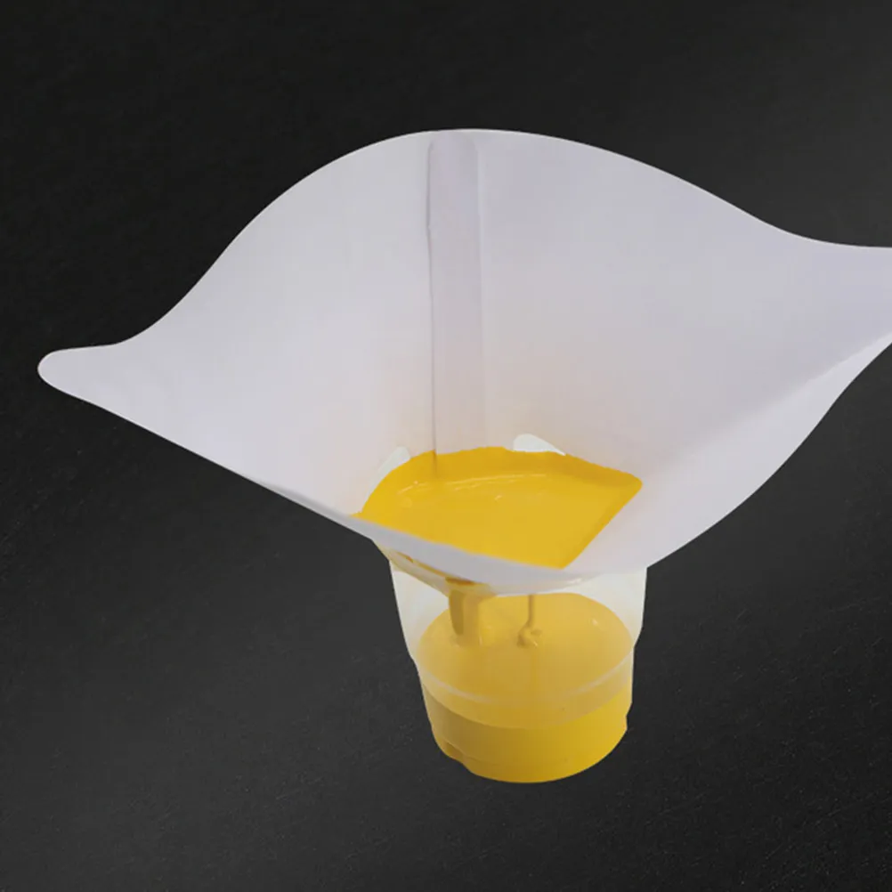 

100 шт. фильтровальной бумаги для покраски, нейлоновая сетчатая фильтрующая бумага для растворителей и красок на водной основе, высокая пропускная способность, удаление комков