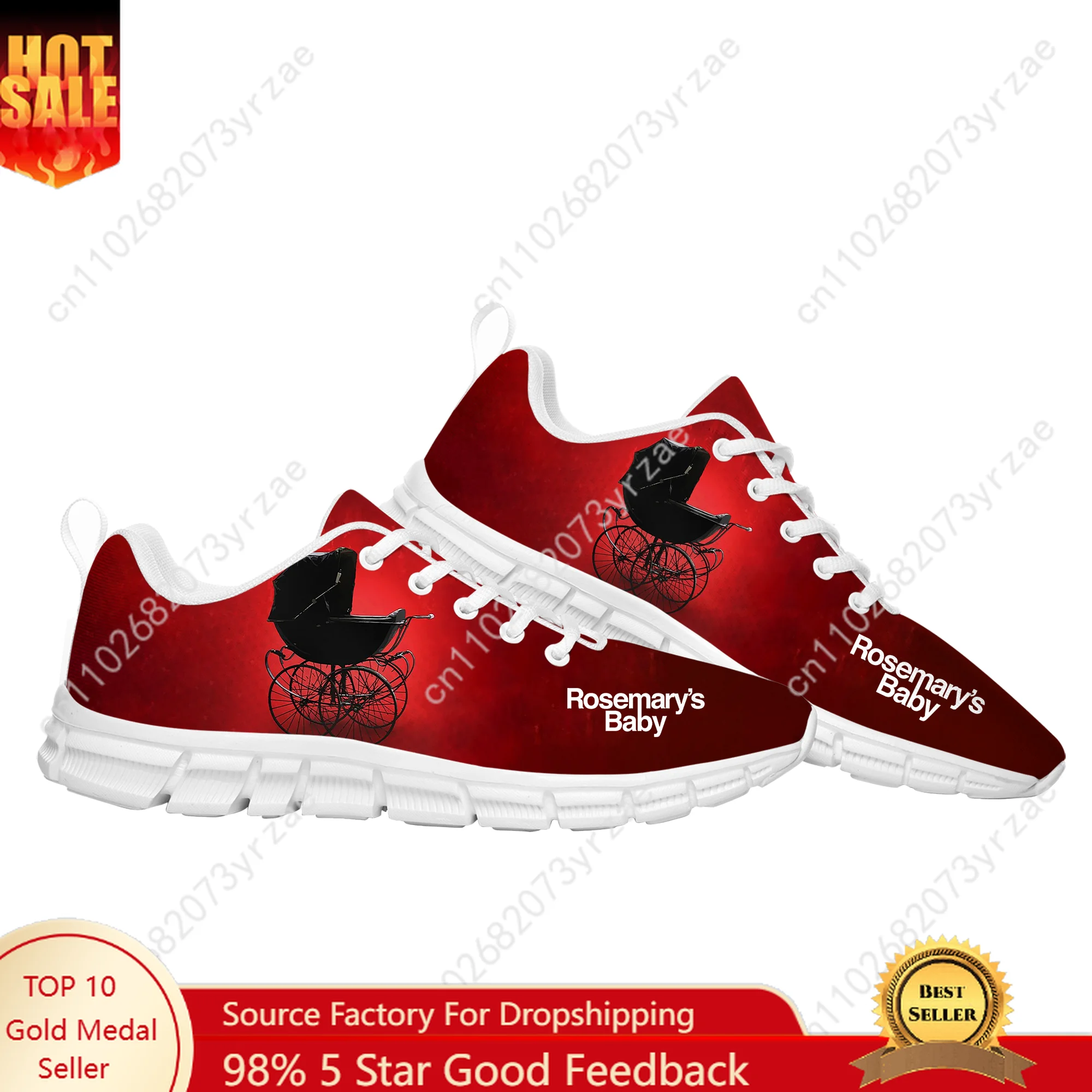 

Rosemary's Baby Sneakers Men Women Teenager Customized Sports Shoes High Quality Personalized Casual Pattern Print Custom Shoes