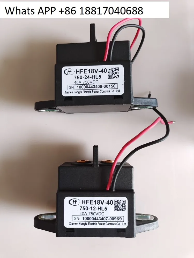 

1PC HFE18V-40/750-12 24-HL5 Hongfa High Voltage DC Relay Contactor 40A750VDC