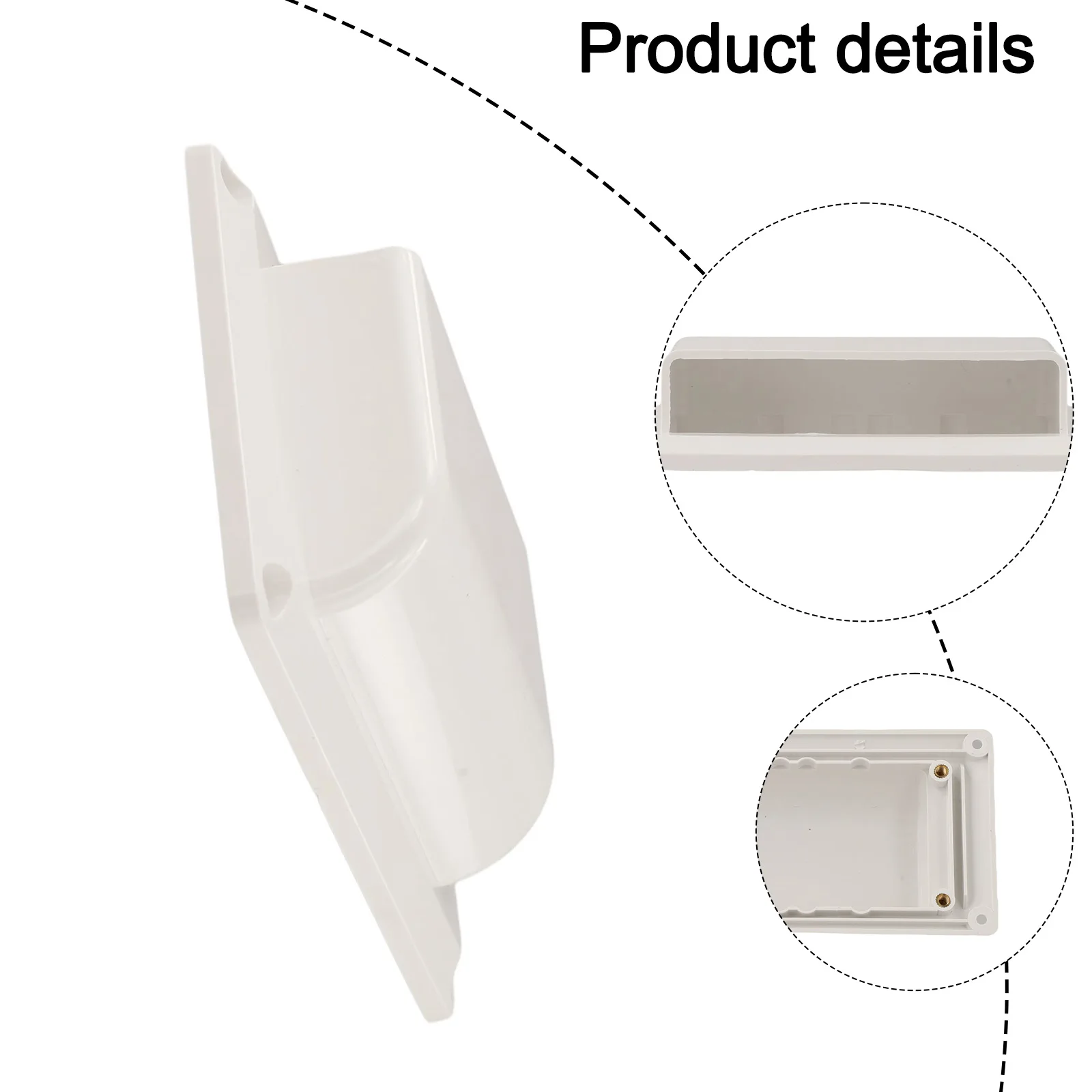 

Air Ventilation Exhaust Vent Cover for RV For Trailer Boat Yacht Side Vent Cover ABS Material with Screw Fixing