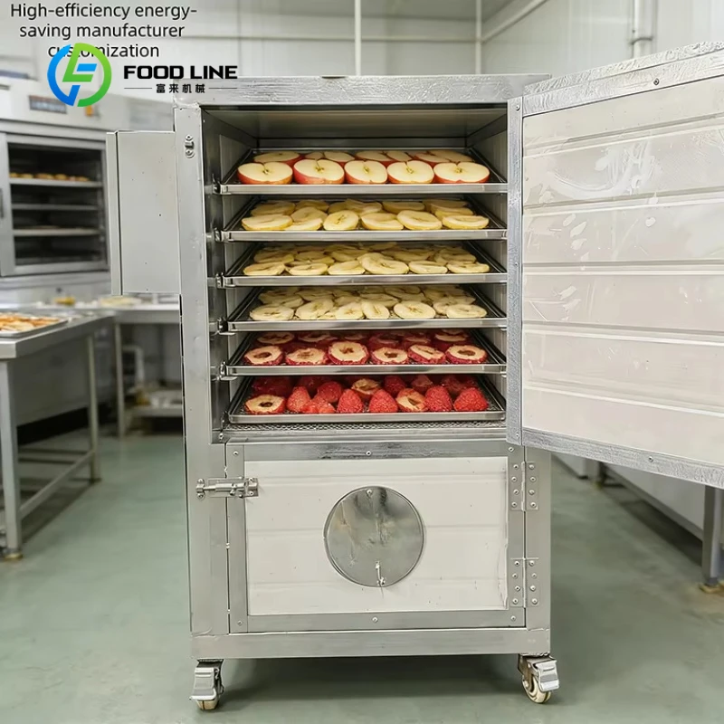 Customized 220-380V Professional Dry Cabinet Fruit Drying Machine For Mango Banana 100-400kg/h Capacity Commercial Heat Dryer