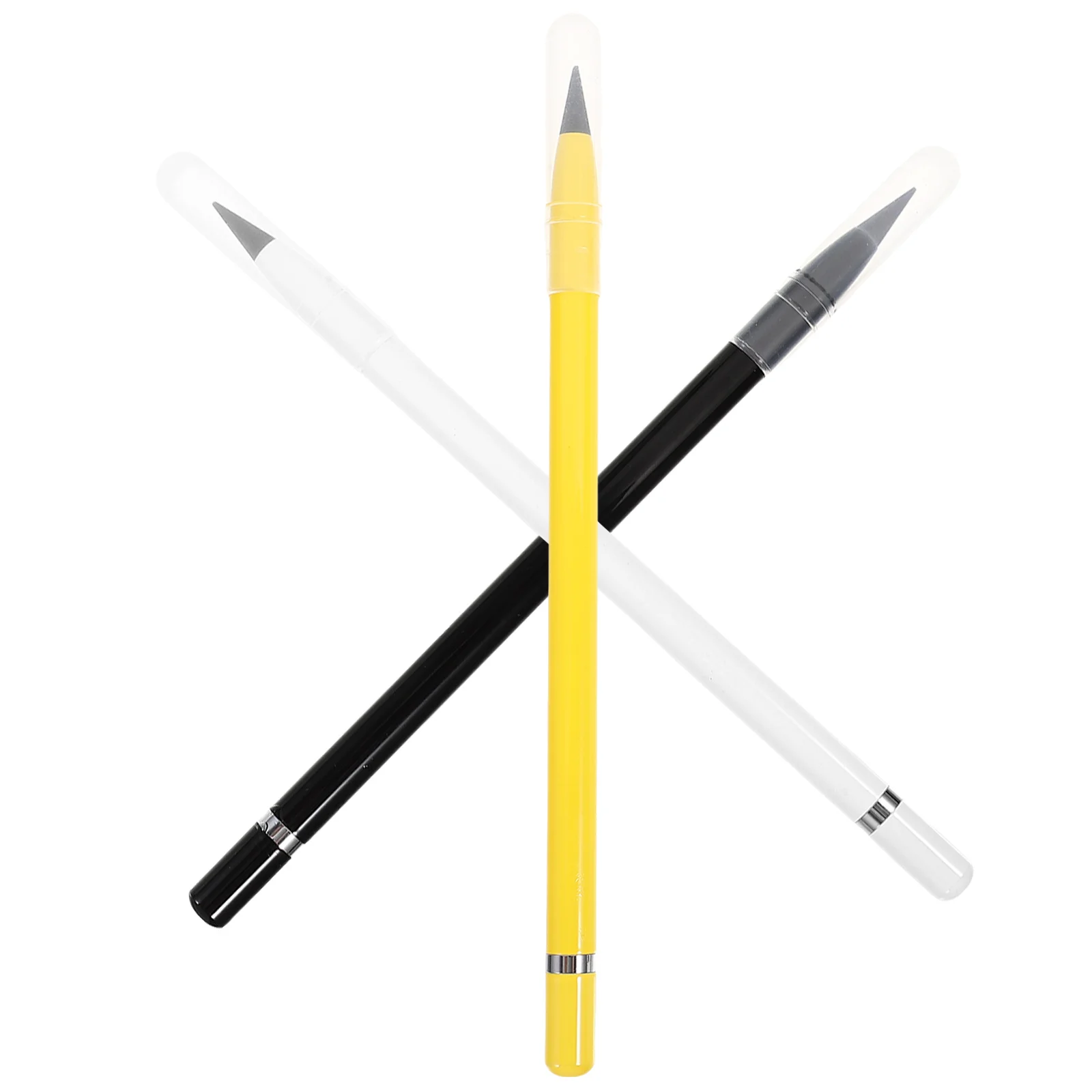 

3pcs Everlasting Pencils Metal Shaved Set Reusable Kids Pencils Kids Students Sketch Drawing Writing School Supplies