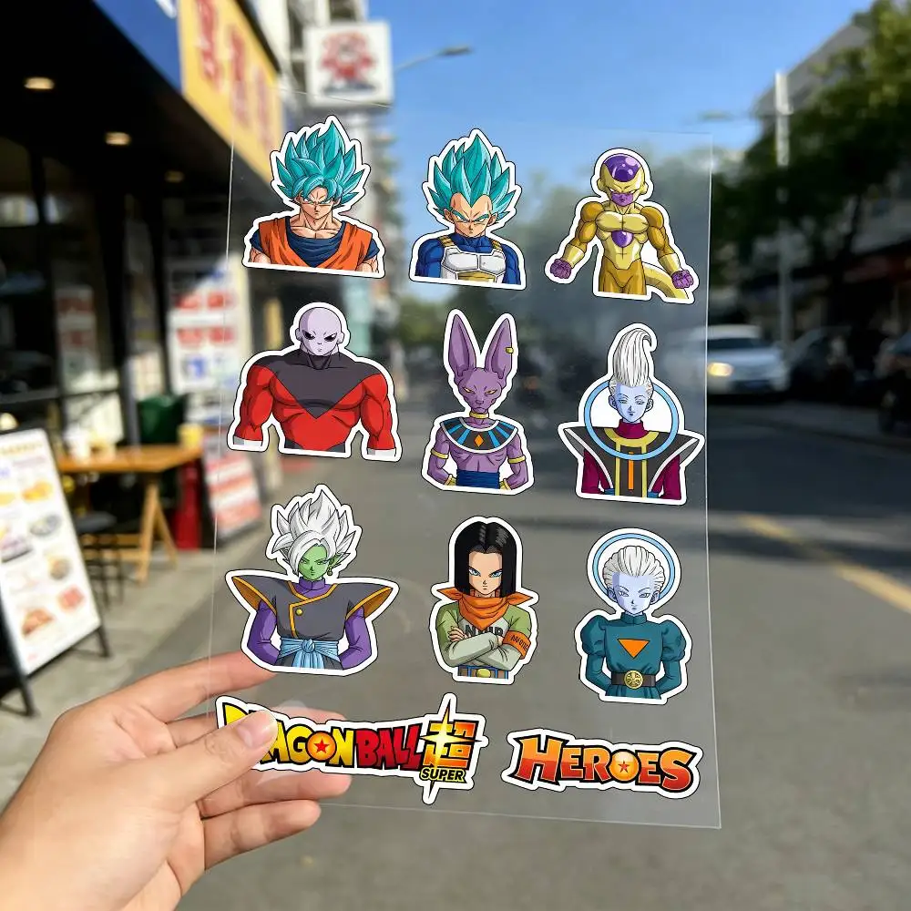 DRAGON BALL Long Lasting Waterproof Reflective Sticker Scratch Conceal Fit Motorcycle Car Helmet Fridge Water Cup Decals