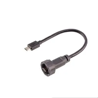 USB Adapter USB Type C to Micro USB Waterproof IP67 50C For PC Laptop Mobile Device