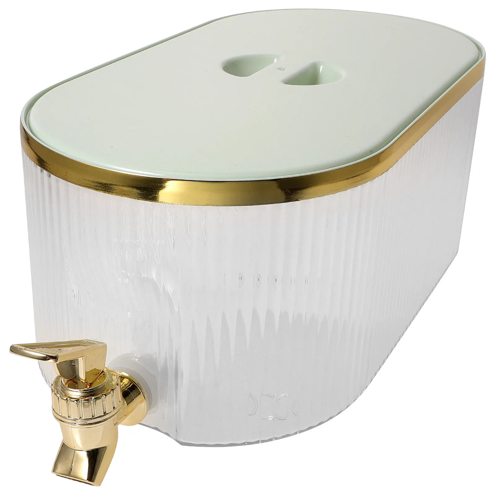 

Drinks Dispenser Cold Water Pitcher Portable with Sealing Lid Spigot Large Capacity for Wine Juice Beverage Party