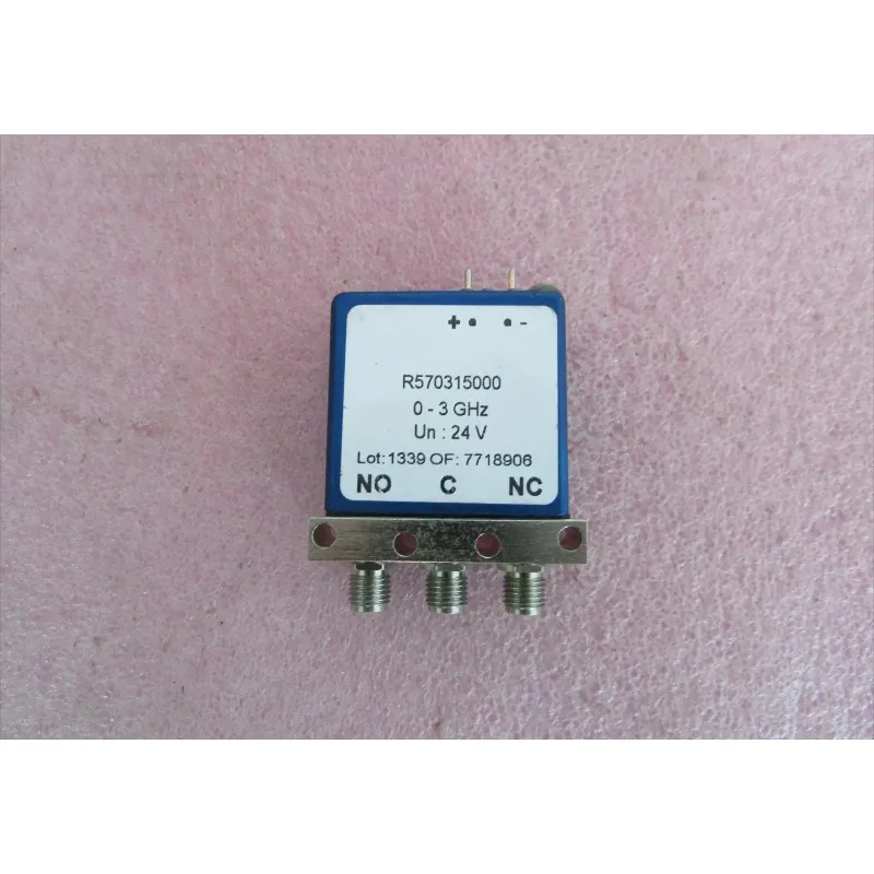 R570315000 Rf Coaxial Switch Single Pole Double Throw 3Ghz 300W 24V For Microwave Signal Transmission Control System